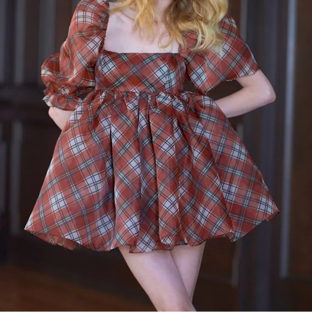ISO Selkie Jane Eyre Tartan Dress - Picture 1 of 2